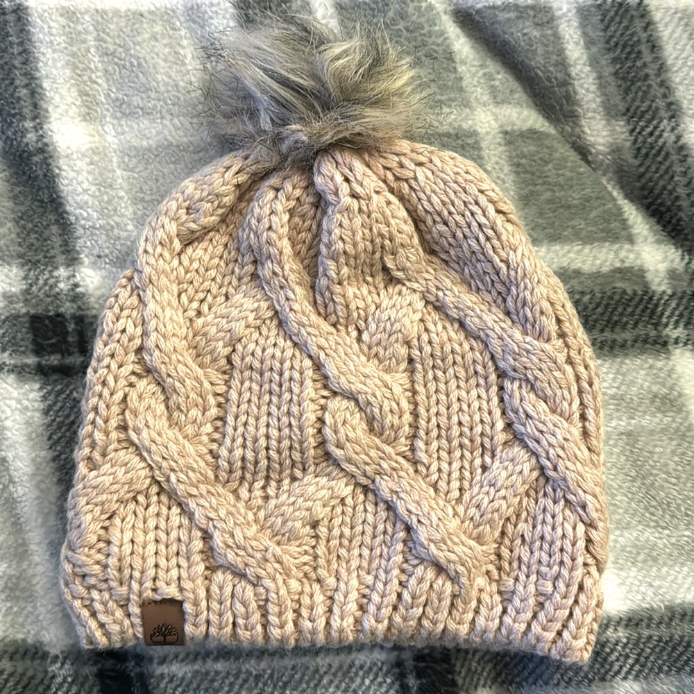 Timberland Beanie with Pom